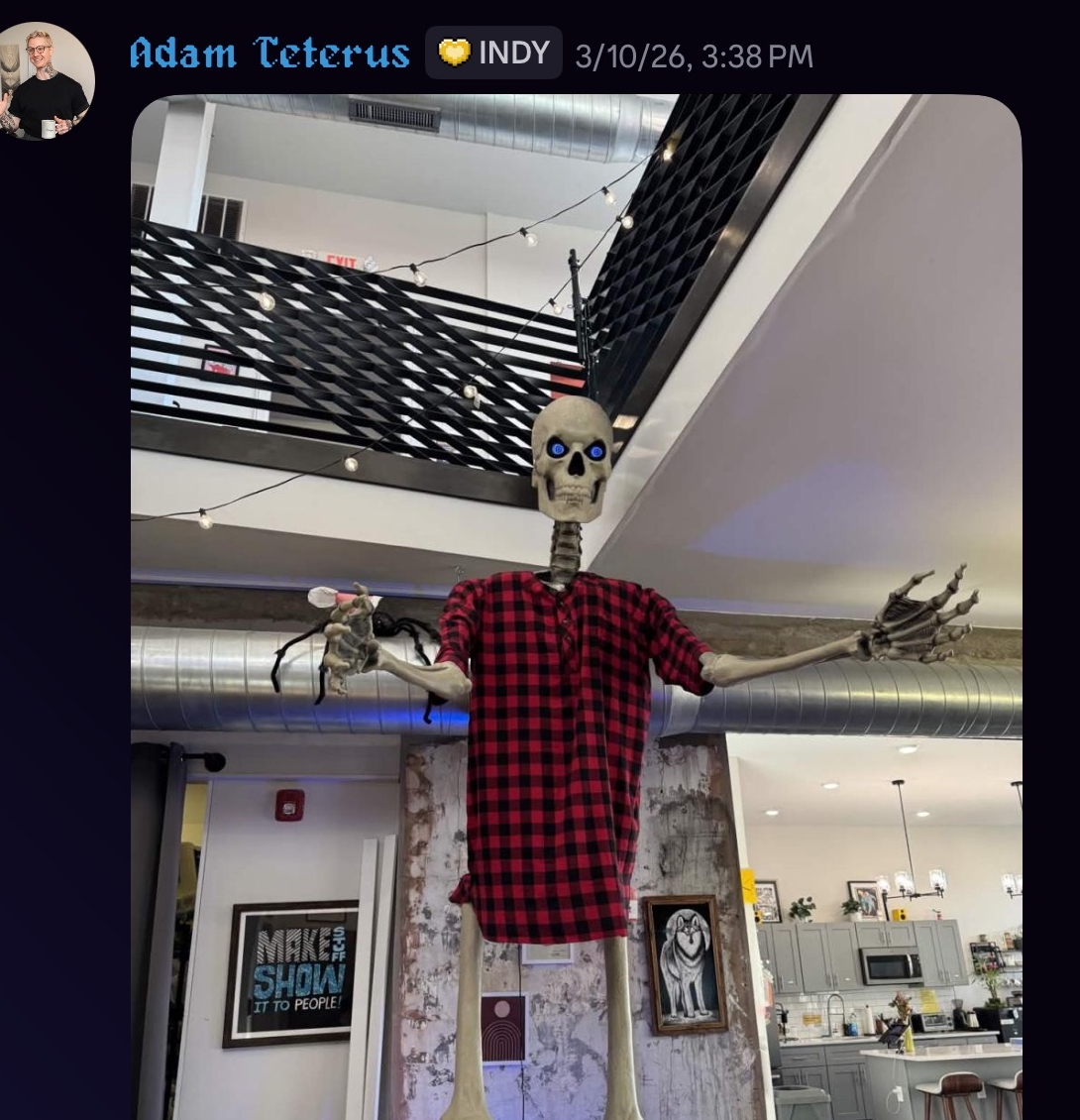 Brad in his current flannel