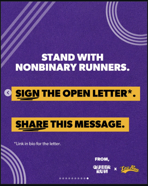 Queer Run nonbinary runners