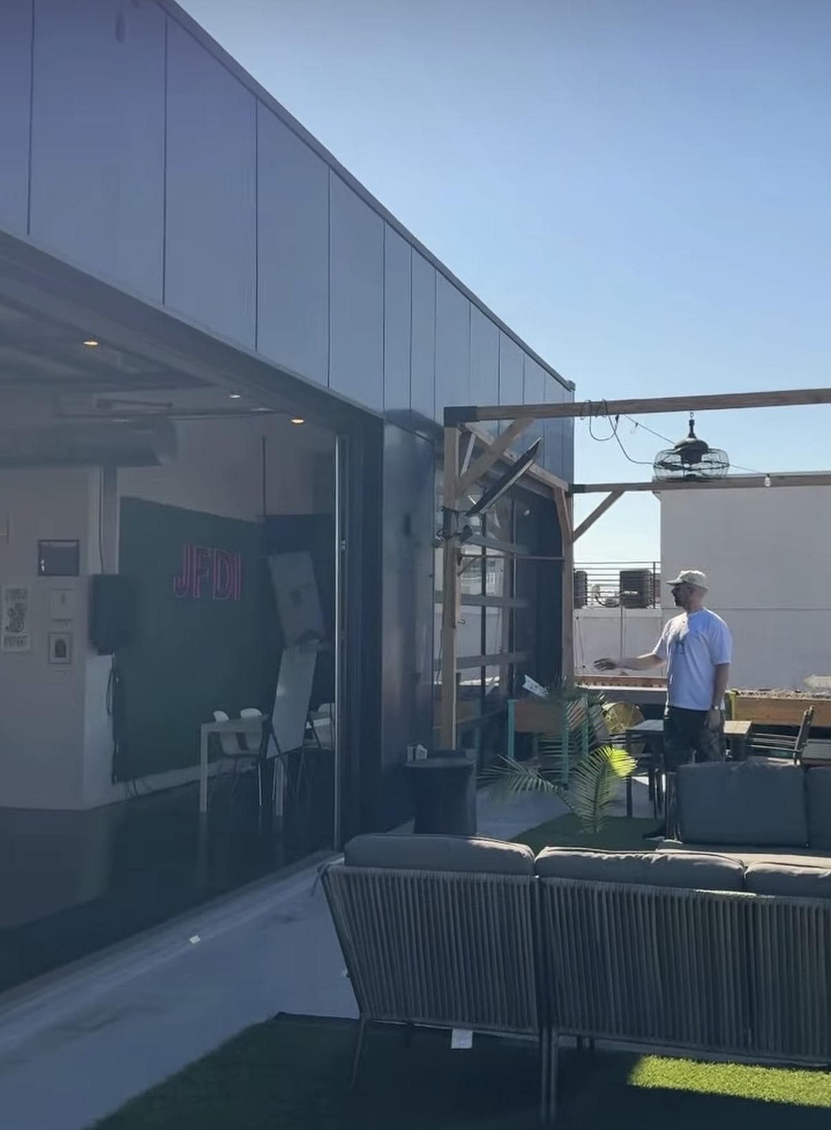 Rooftop vibes at Indy Hall