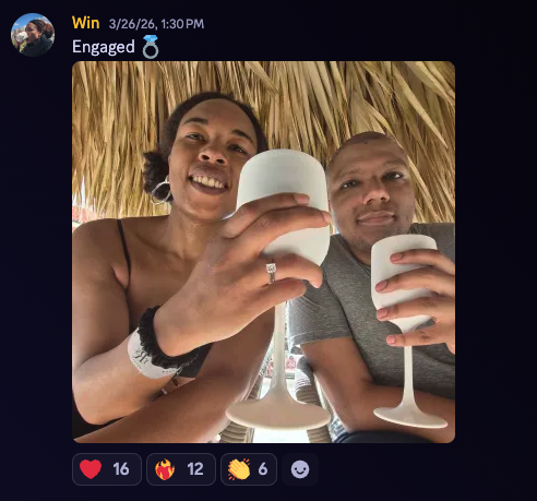 Win's engagement photo